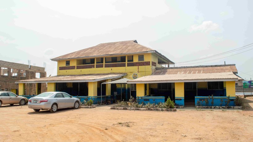 Osogbo Sports Club Gate front building